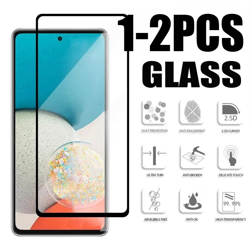 Filme De Vidro Temperado HD De 1-2 Unidades Para Galaxy XCover 6 M33 M34 M35 M42 M51 M52 M53 M54 M55 M62 Pro 5G Cobertur