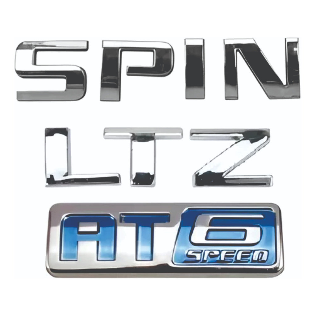 Kit Emblema Letreiro Spin Ltz At6  3 Pçs Otima Qualidade