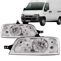 Par Farol Ducato 2005 2006 2007 2008 2009 2010 2011 2012 Foco Duplo Cromado