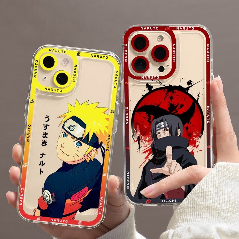 Uma Capa De Telefone TPU Transparente Para iPhone 15 13 11 12 Pro Max7/8 Naruto Uzumaki De Fornece Proteção Abrangente . em Oferta na Shopee