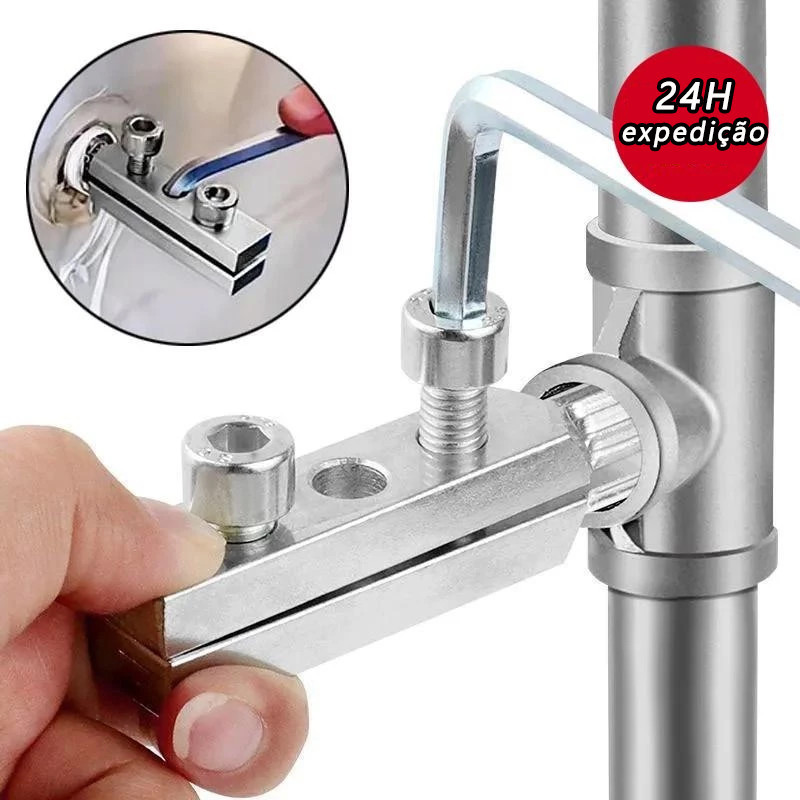 Extrator De Rosca De Tubo Quebrado, Ferramenta Compacta De Desmontagem De Válvula Ângulo De Torneira em Oferta na Shopee