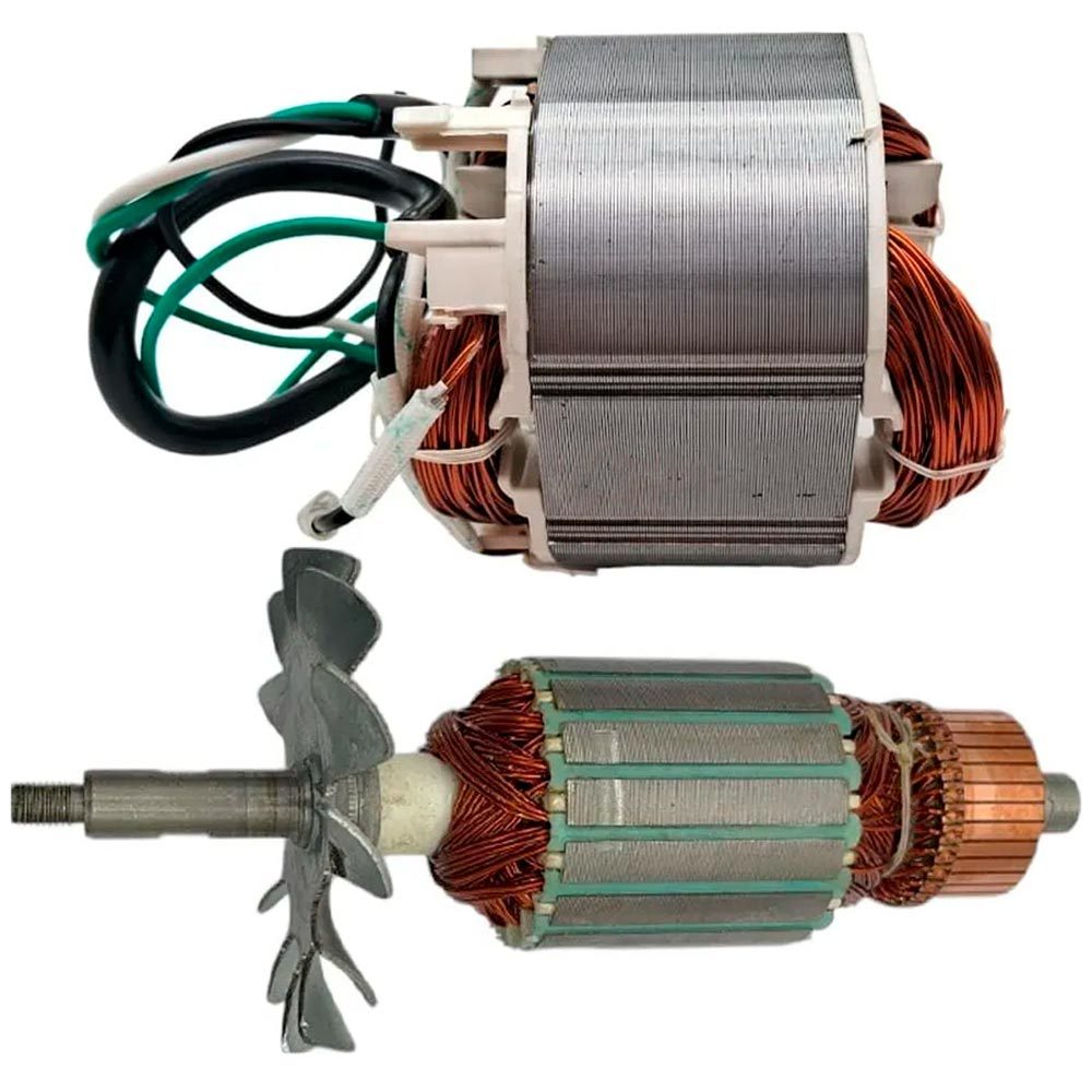 Kit Rotor e Estator 127V p/ Plaina Desengrossadeira G684 Gamma