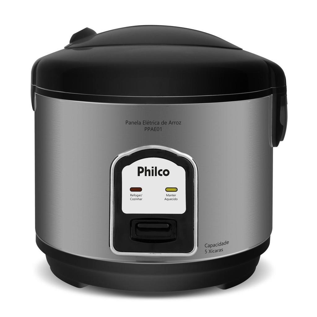 Imagem Panela de Arroz Elétrica Philco 5 Xícaras 1,6L PPAE01