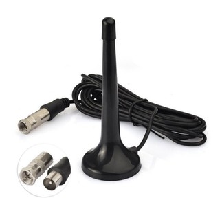 TV Antena Digital Portátil Interna Sinal Amplificado HD Cabo de 3 Metros