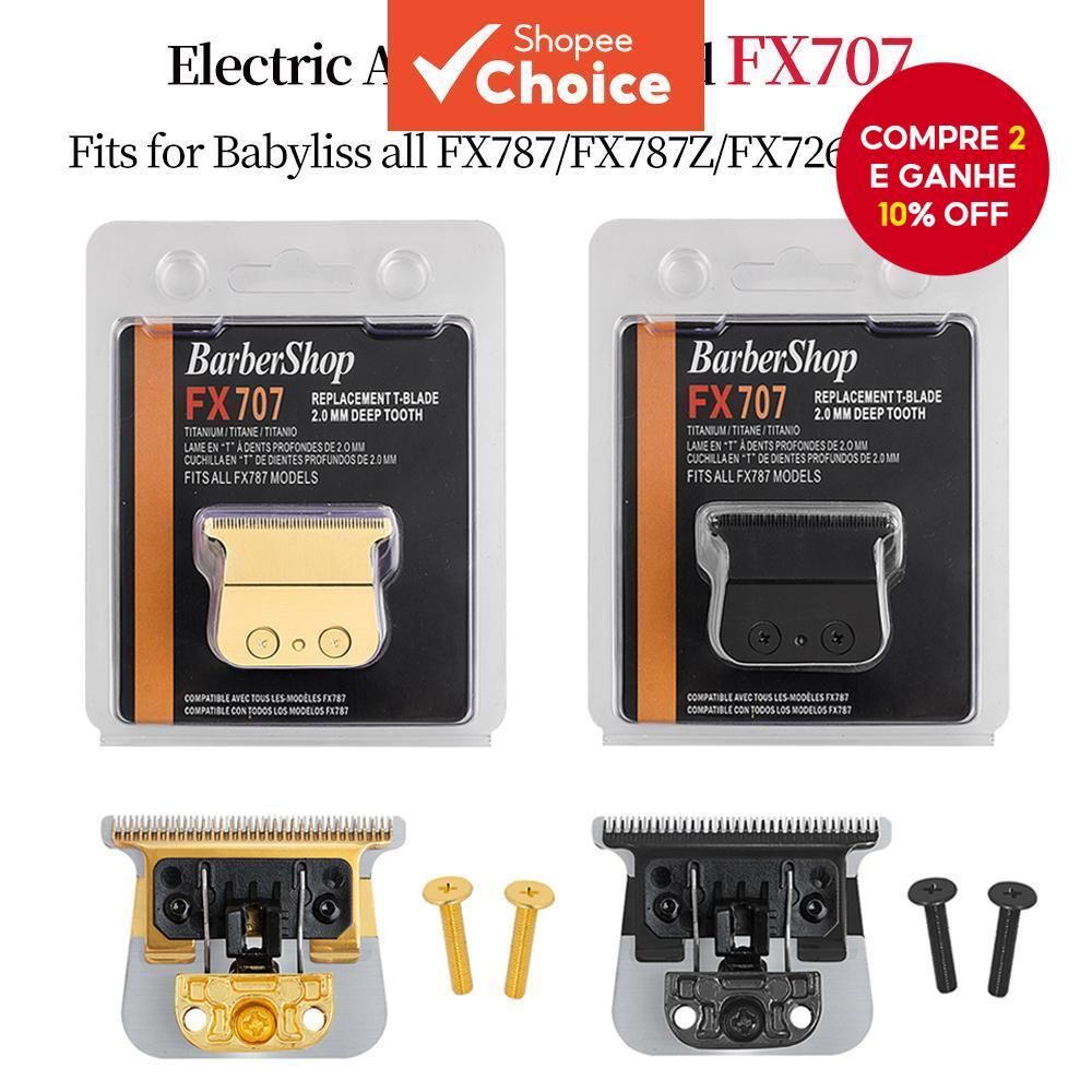 Lâmina De Substituição Para Babyliss PRO FX787 FX726 , Guia De Corte De Máquina De Cortar Cabelo Desbotada