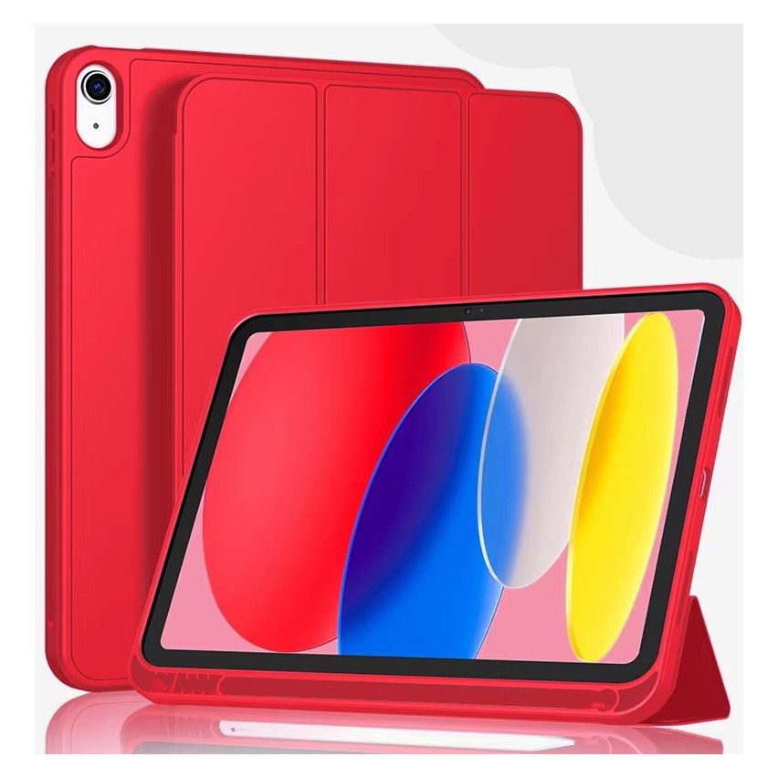 Capa Case Smart Flip para iPad 10 10.9" e iPad 11 A16 2025 Com Compartimento Para Caneta
