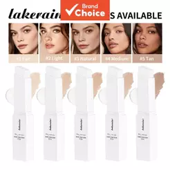 Lakerain Blanc Cover Cream Stick, Bastão de Base com Dupla Ponta e Pincel Integrado para Um Visual Suave, Hidratado e