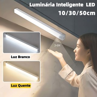 50cm Smart Luminária Inteligente Ultra LED com sensor de movimento sem fio e Recarregável USB em Oferta na Shopee