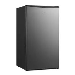 Frigobar Midea 93L Inverter Preto Com Porta Na Cor Inox Bivolt