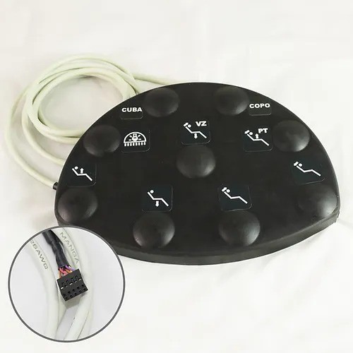 Pedal Comando Compatível Cadeira Odontológica Dabi E D700