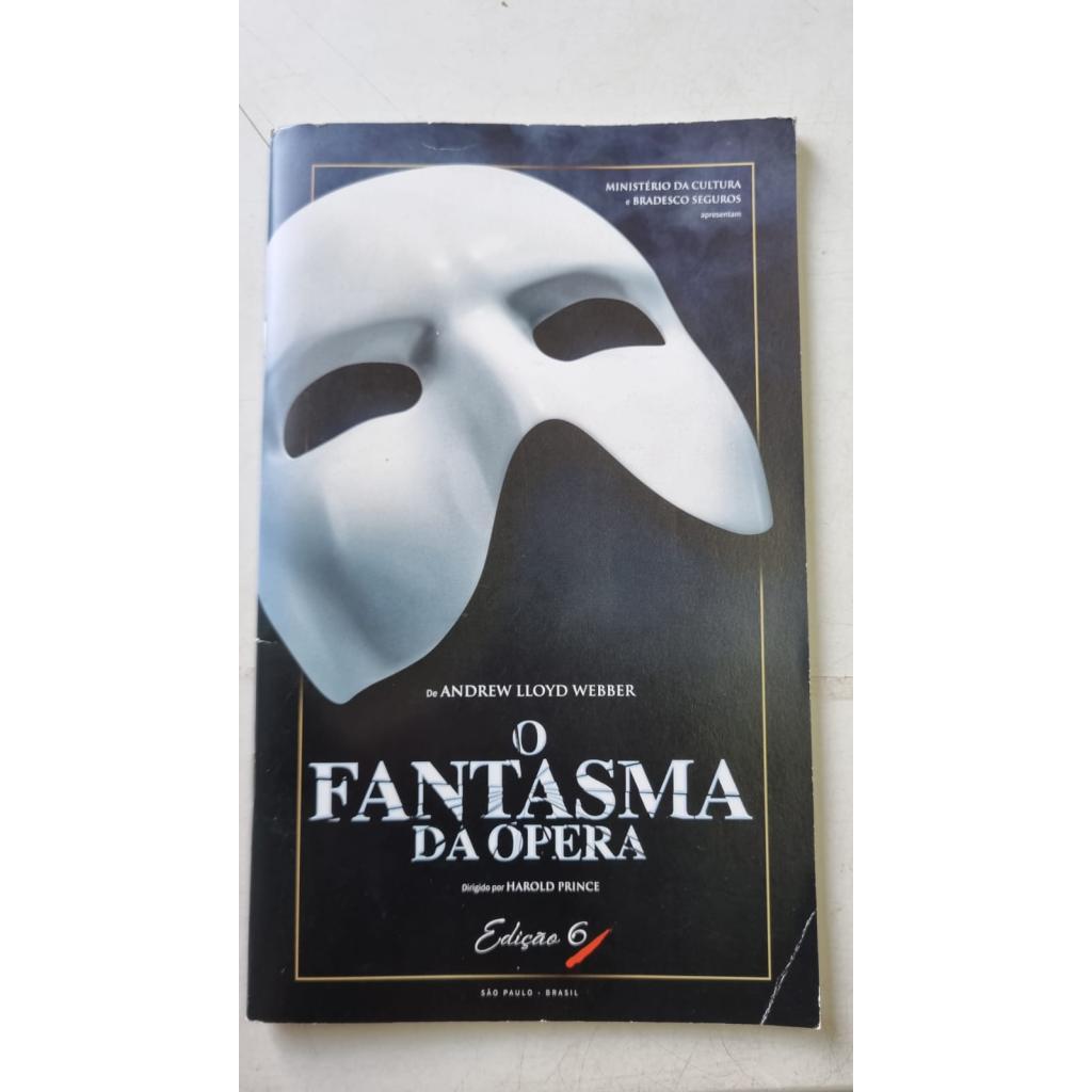 Catálogo da peça O Fantasma da Òpera de Andrew Lloyd Webber