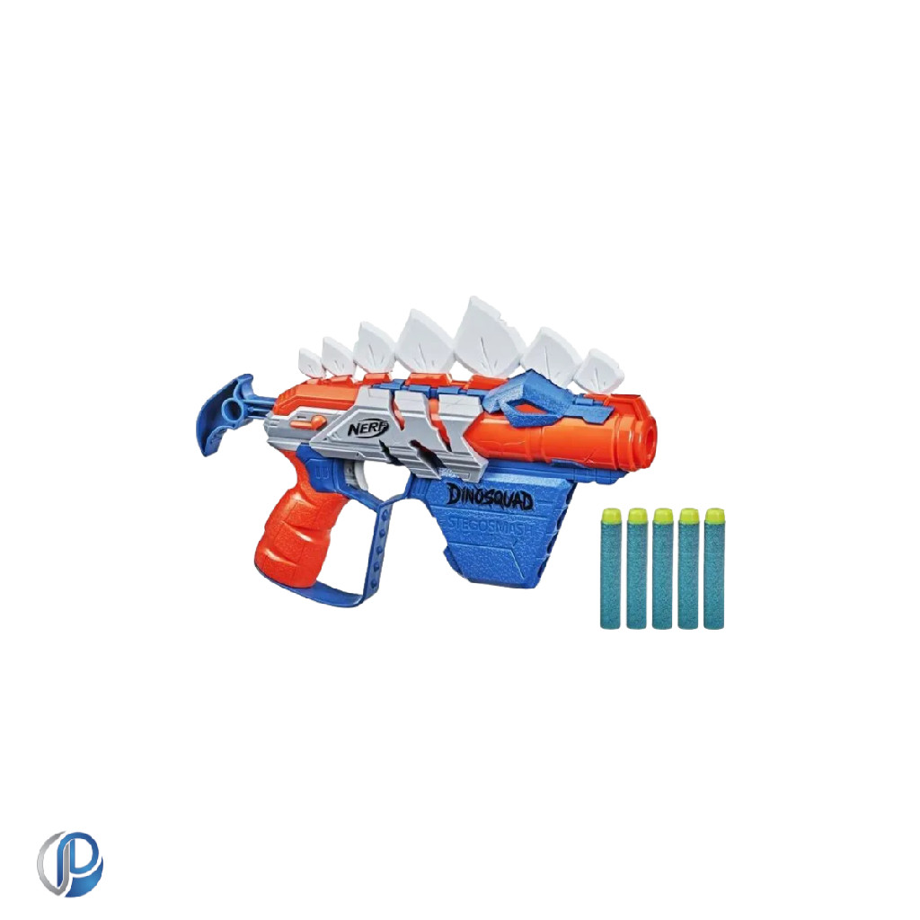 Lançador Dardos Nerf Dinosquad Stego-smash 5 Dardos Hasbro