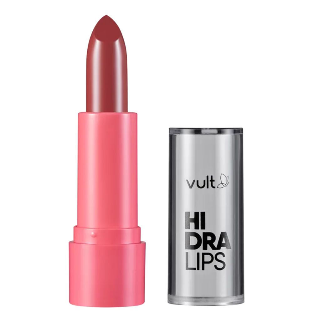 Batom Vult Cremoso Hidra Lips Rose Gold 3,6g em Oferta na Shopee