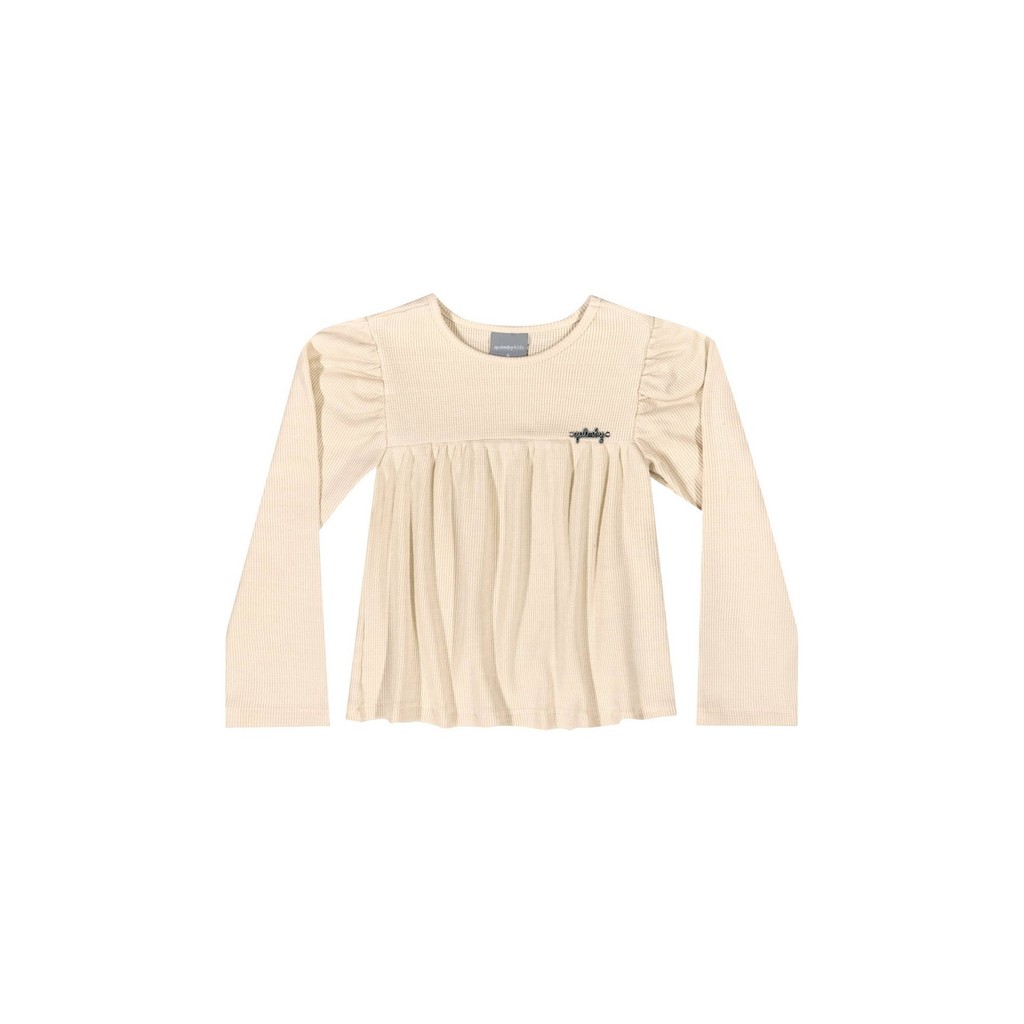 Blusa Manga Longa para Menina Quimby