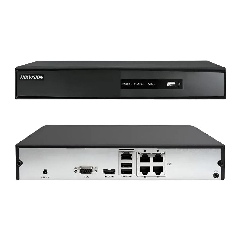 Hikvision Nvr Ds-7104ni-q1/4p/m 4 portas Poe