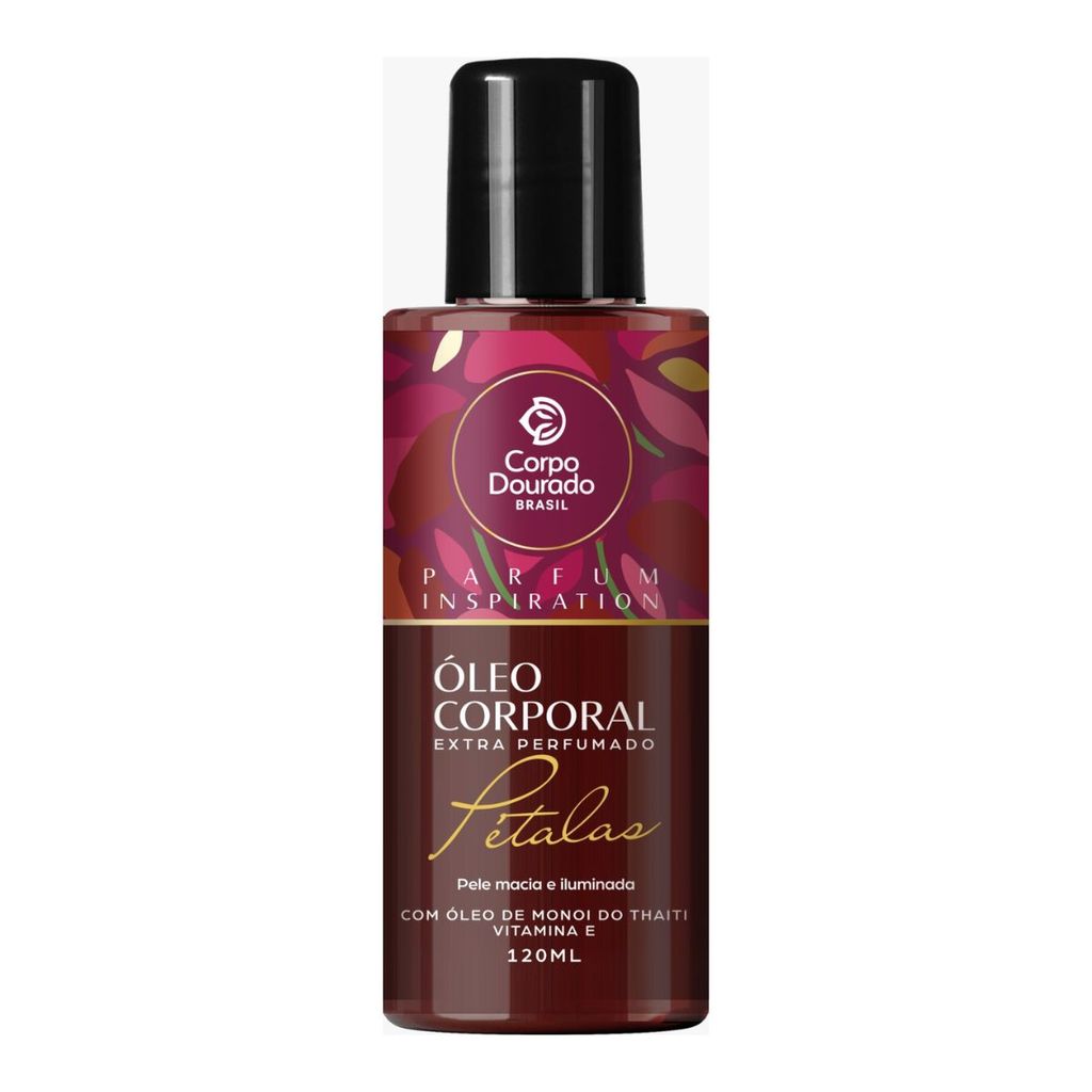 Óleo Corporal Floral Pétalas 120ml Parfum Inspiration | Pele Macia