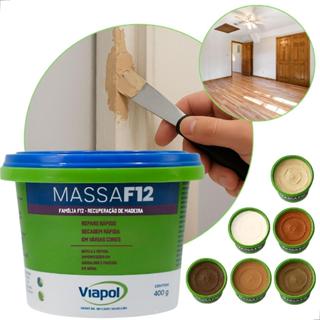 Massa F-12 Calafetar Reparo E Correção Madeira 400g em Oferta na Shopee
