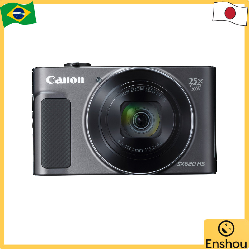 [USED]Do Jopão [USADO] Câmera digital Compacta Canon PowerShot SX620 HS Preto Óptico 25x Zoom/Compatível Com Wi-Fi PSSX620HSBK