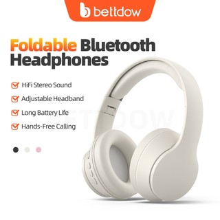 Fones de ouvido dobráveis ​​BETTDOW com som estéreo HiFi ideais para jogos e esportes, com reprodução em múltiplos modos