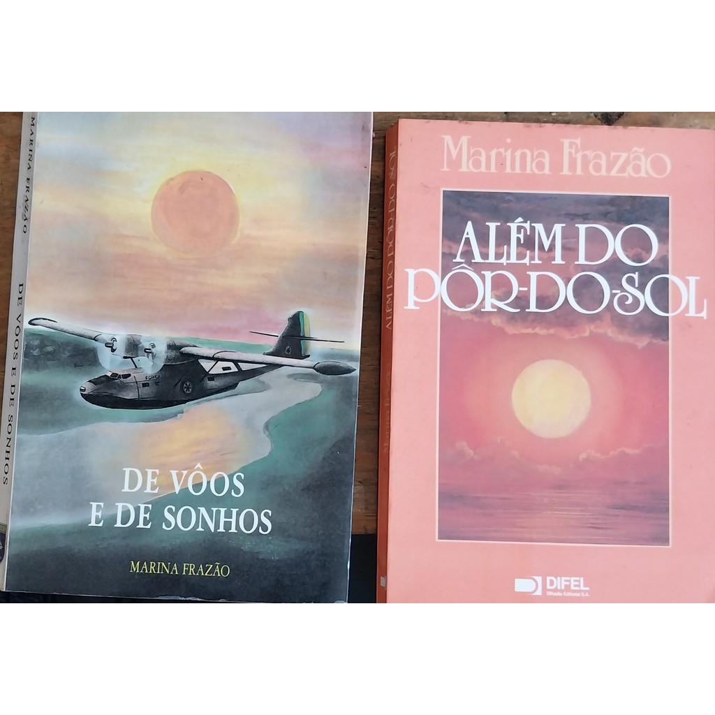 LIVRO, KIT(2), MARINA FRAZÃO, 1. ALÉM DO PÔR-DO-SOL, 2. DE VÔOS E DE SONHOS, DIFUSÃO EDITORIAL S.A.
