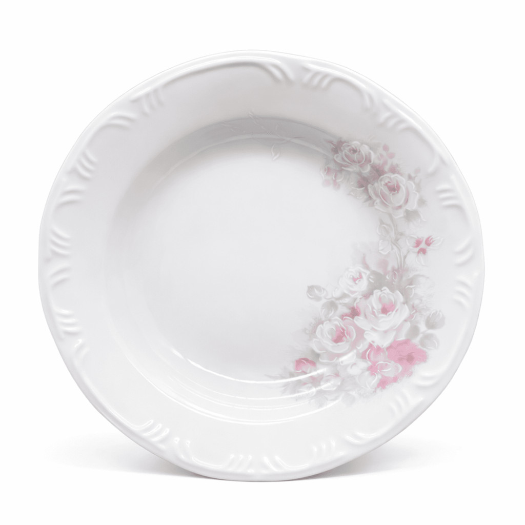 Prato Fundo 23cm Sopa  Refeição Porcelana Decorada Eterna Schmidt