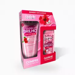Óleo em Creme Explosão de Brilho 190ml GANHE Mini Shampoo 100ml - Dabelle Hair