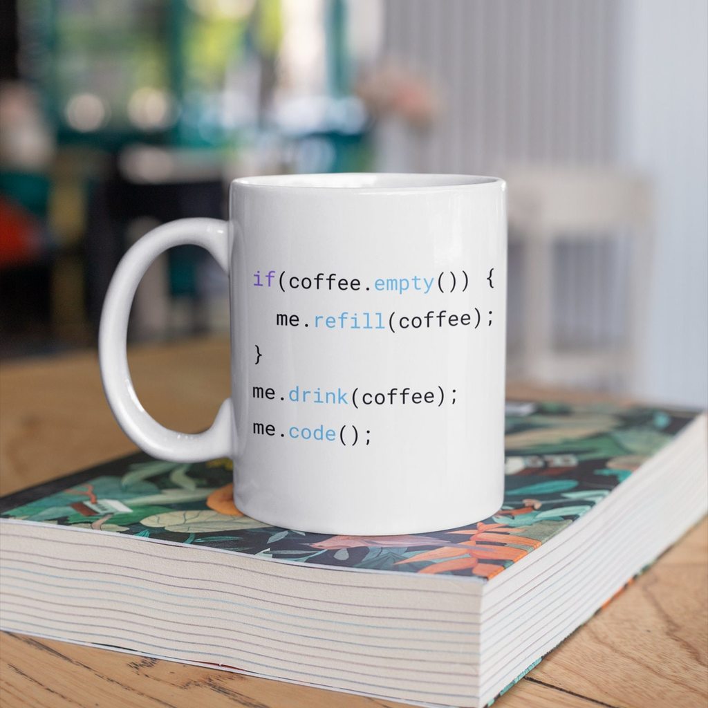 Java desenvolvedor caneca codificação programador xícara de café presente de escritório criativo caneca de cerâmica pres