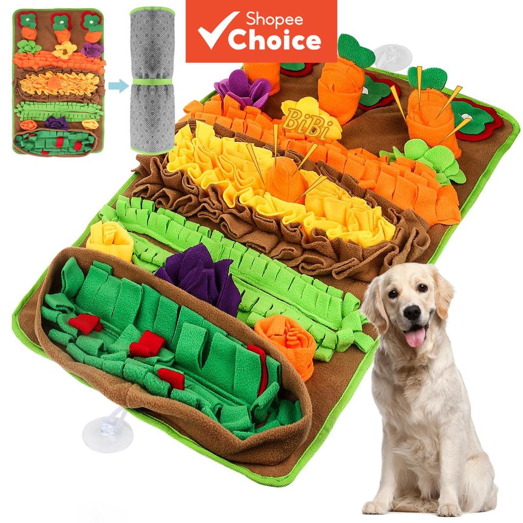 Tapete Grande De Snuffle Para Cães , Gatos , Treinamento De Alimentação Lenta , 32x20 Polegadas , Lã Polar