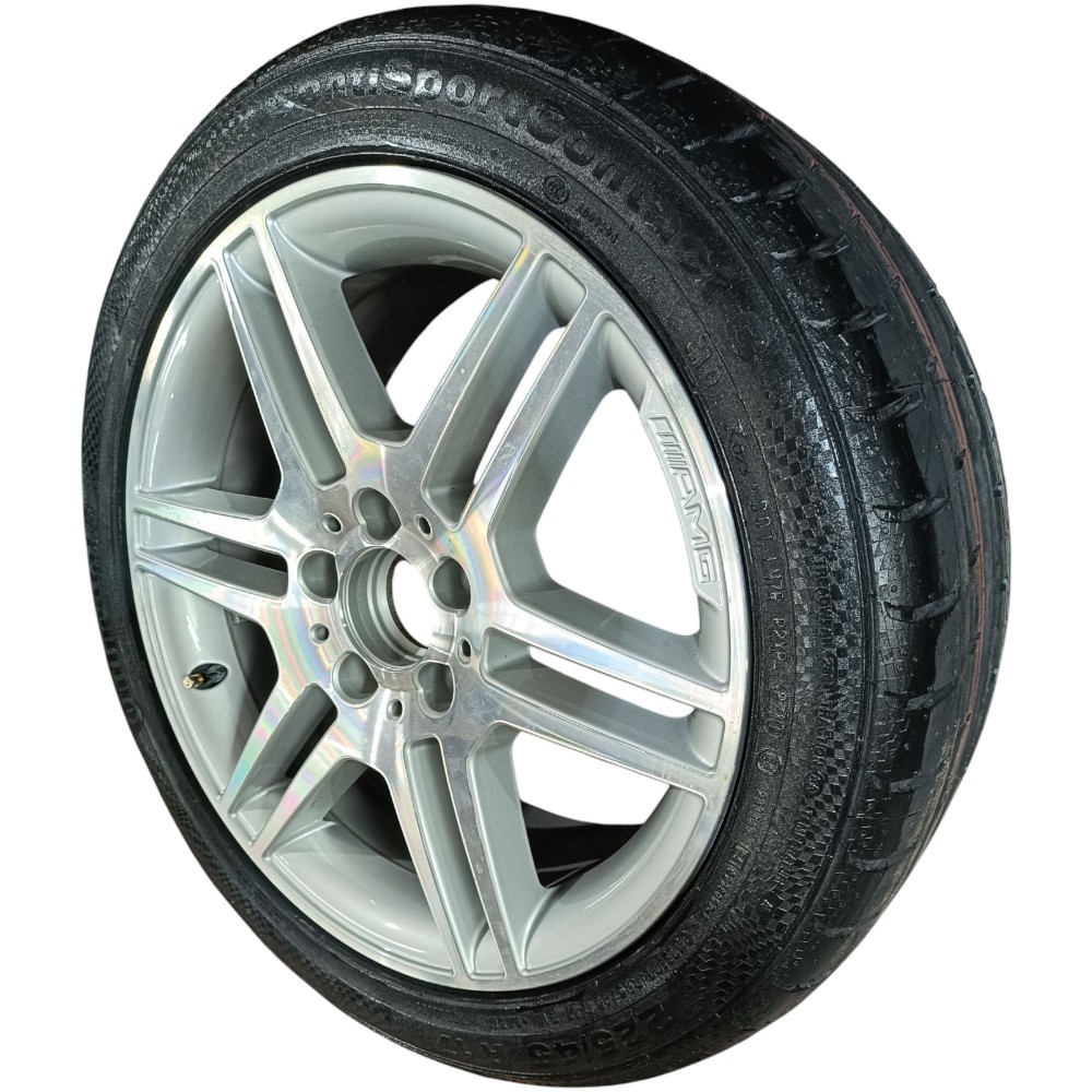 Roda Mercedes Amg C200 Cgi 225/45 R17 5×112 1.8 2011 Branco