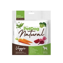 PET DOG NATURAL VEGGIE 150G