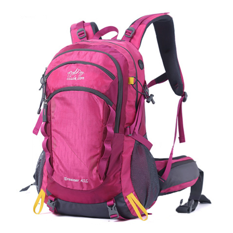 Viagem ao ar livre caminhadas mochila 35L mochila das mulheres dos homens grande capacidade caminhadas ciclismo mochila 