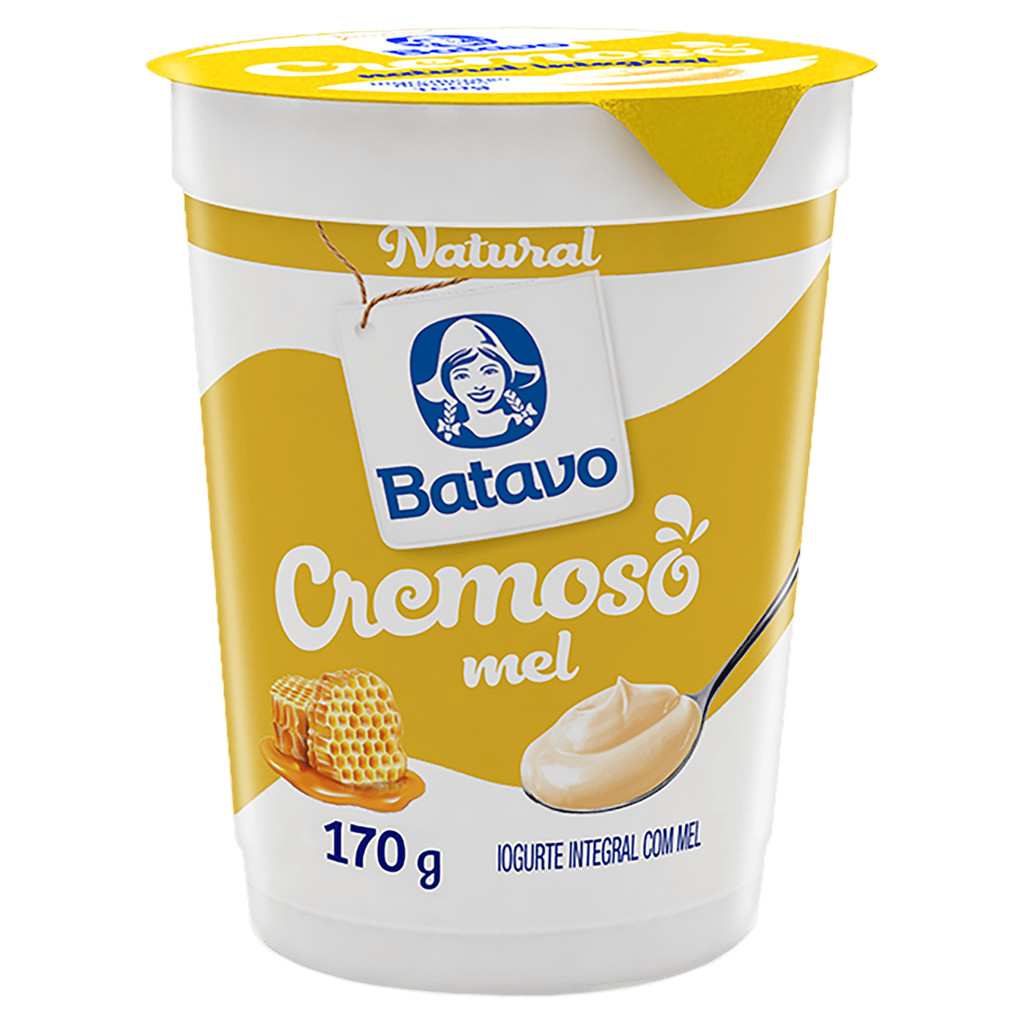 Iogurte integral cremoso mel Batavo