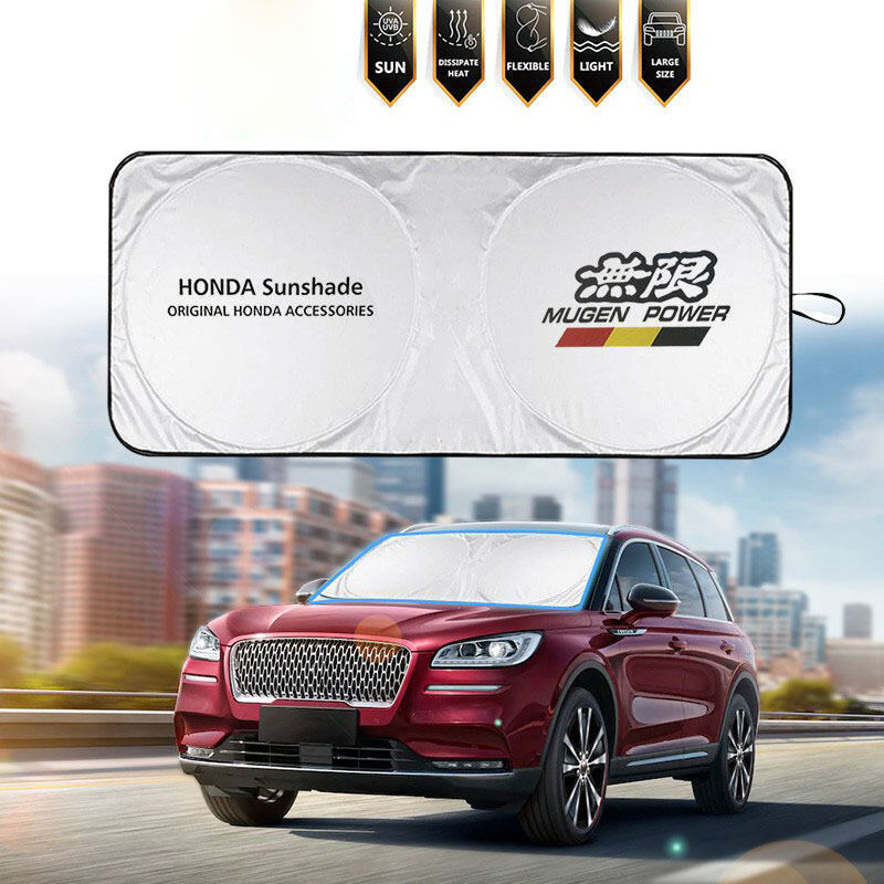 Protetor Solar para Para-brisa de Carro Honda, Capa Protetora para Para-brisa Frontal, Protetor Solar e Térmico, Proteçã