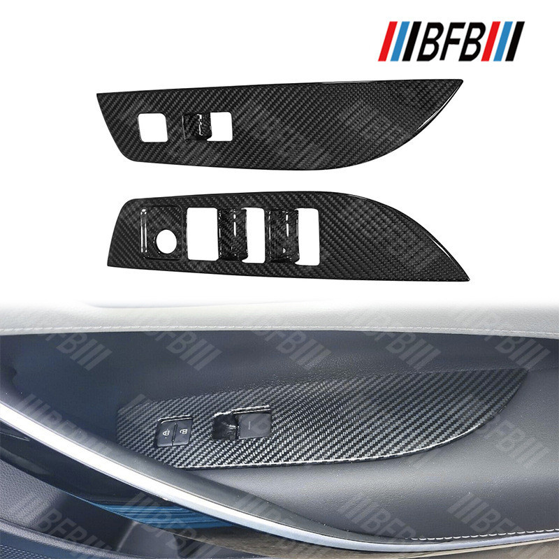 Adequado para 23-25Toyota Corolla GR Fibra de Carbono Porta Dianteira Elevador Janela Painel Tampa Seca Fibra de Carbono