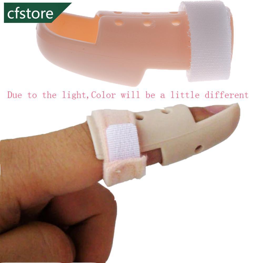CFSTORE 1Pc Plástico Mallet DIP Dedo Suporte Cinta Tala Proteção Conjunta Lesão J3S5