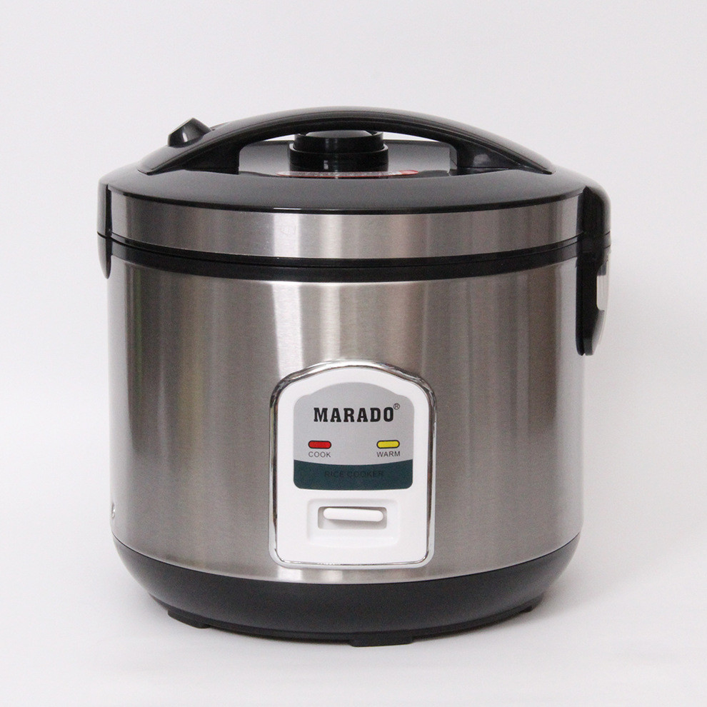 Panela de arroz de aço inoxidável 4L, eletrodomésticos, versão antiga em inglês, exportação, panela de arroz, todo em aç