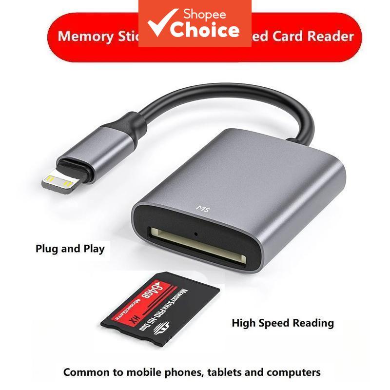 Leitor de Cartão Dedicado Memory Stick (MS) Tipo C para MS para Adaptador iPhone PRO/MS DUO