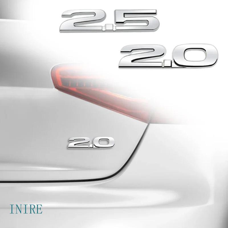 IRE Acessório Automotivo 3D ABS Emblema Do Carro Decalque 2 0 2 5 Forma