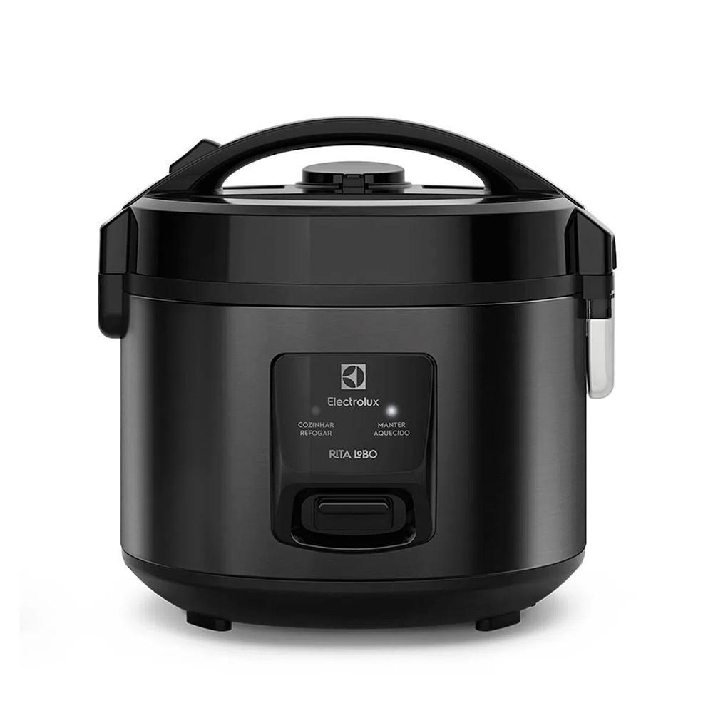Panela de Arroz Elétrica Electrolux 2L Preta Efficient Visor em Oferta na Shopee