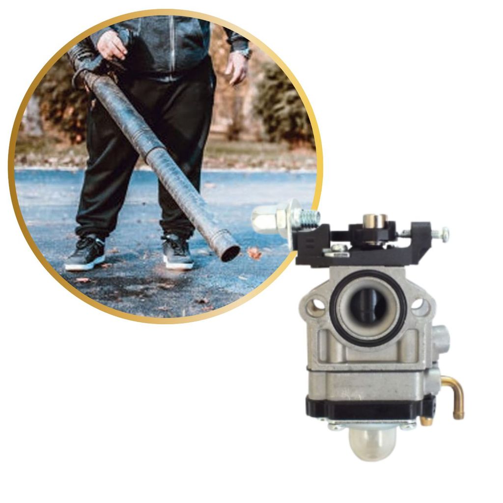Carburador com Parafuso Esticador p/ Roçadeira 26cc a 33cc