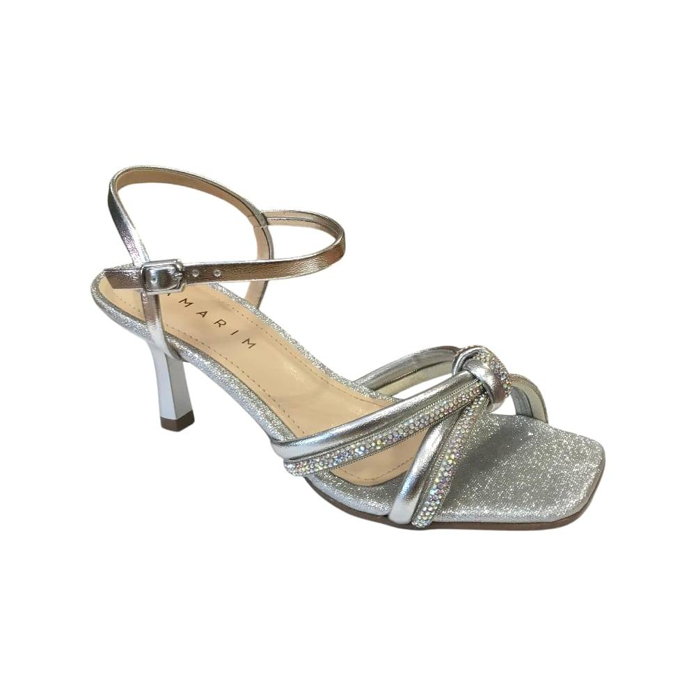 Sandália Feminina Ramarim Napa Metal Plus Prata 25-27207
