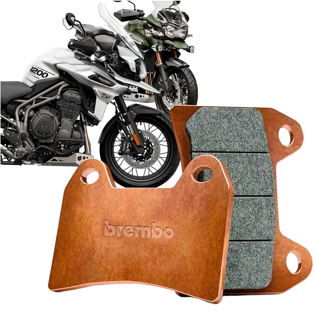 Par Pastilha De Freio Dianteira Triumph Tiger Explorer 1200 Xc Abs Xca 16/21 Racing Sinterizada