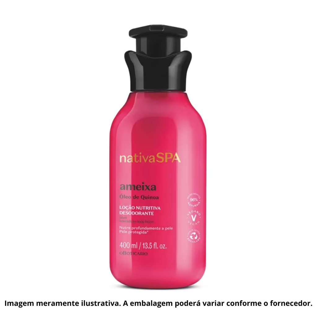 Loção Hidratante Desodorante Corporal Nativa Spa Ameixa – 400 ml