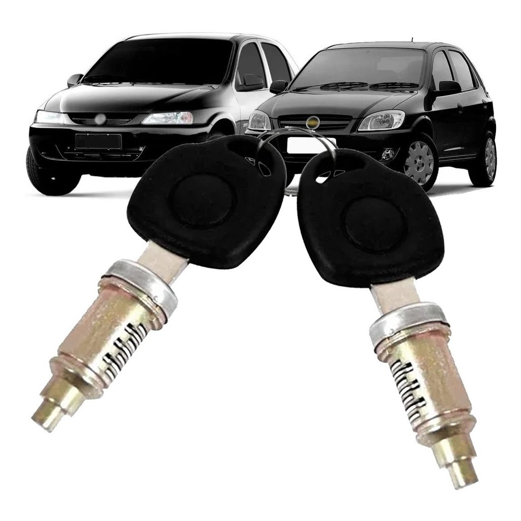 Par Cilindro Miolo Chave Porta Gm Celta 2000 A 2016 em Oferta na Shopee