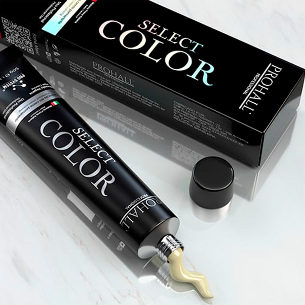 Select Color Coloração Permanente Prohall Tinta 50g T-Cores