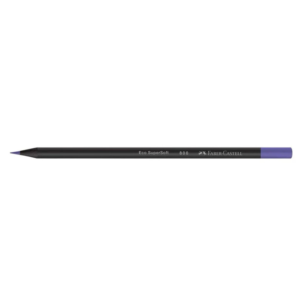 Lapis de Cor Supersoft Faber-Castell 800 Roxo Neon / Neon Purple unidade