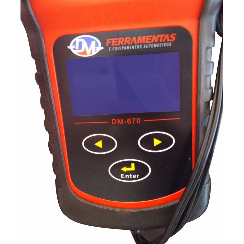 Teste De Bateria Automotivo Digital Com Impressora