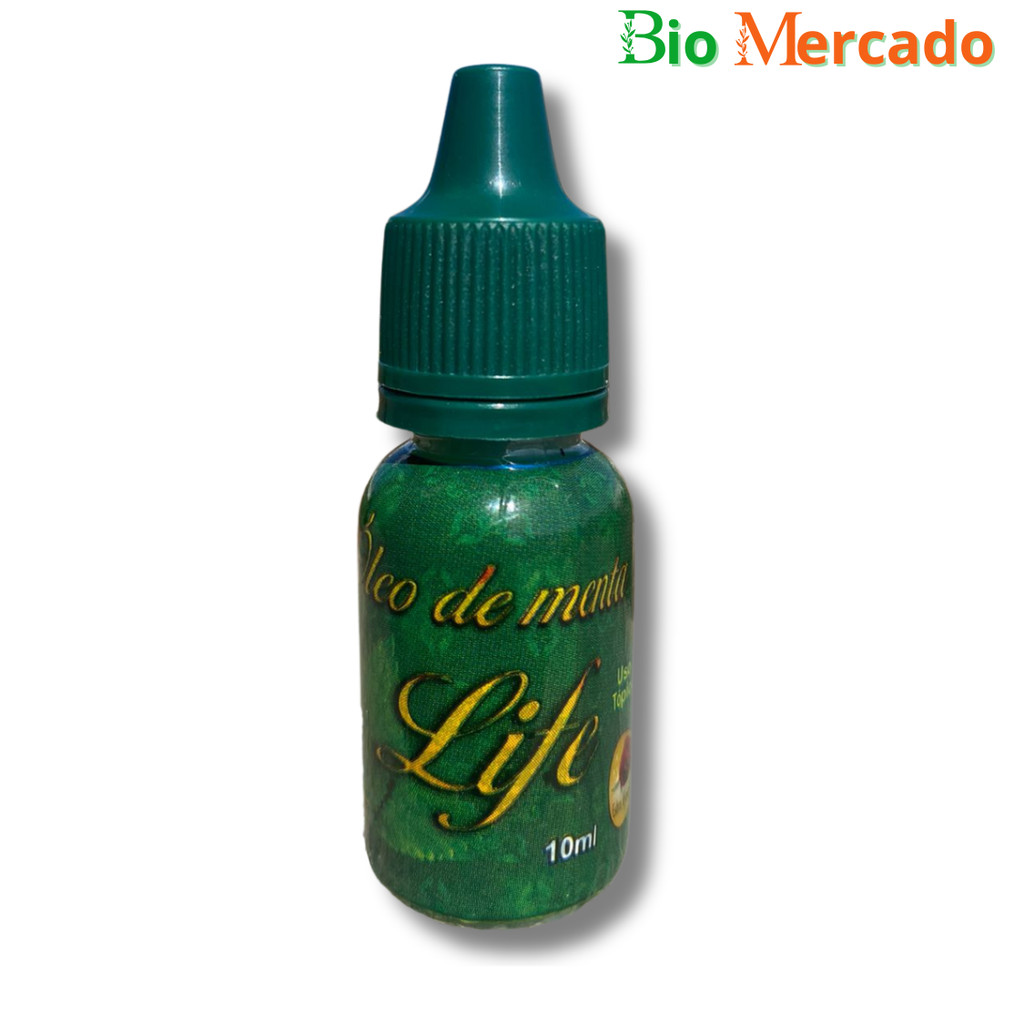 Kit 6 Óleo De Menta Life 10ml Original - Menta Pura Forte Natural - Alivio