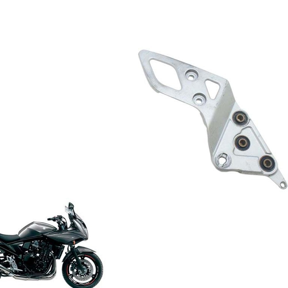 BACALHAU SUPORTE PEDALEIRA DIANT. DIR. SUZUKI BANDIT 650 S 2011 USADO ( ORIGINAL )