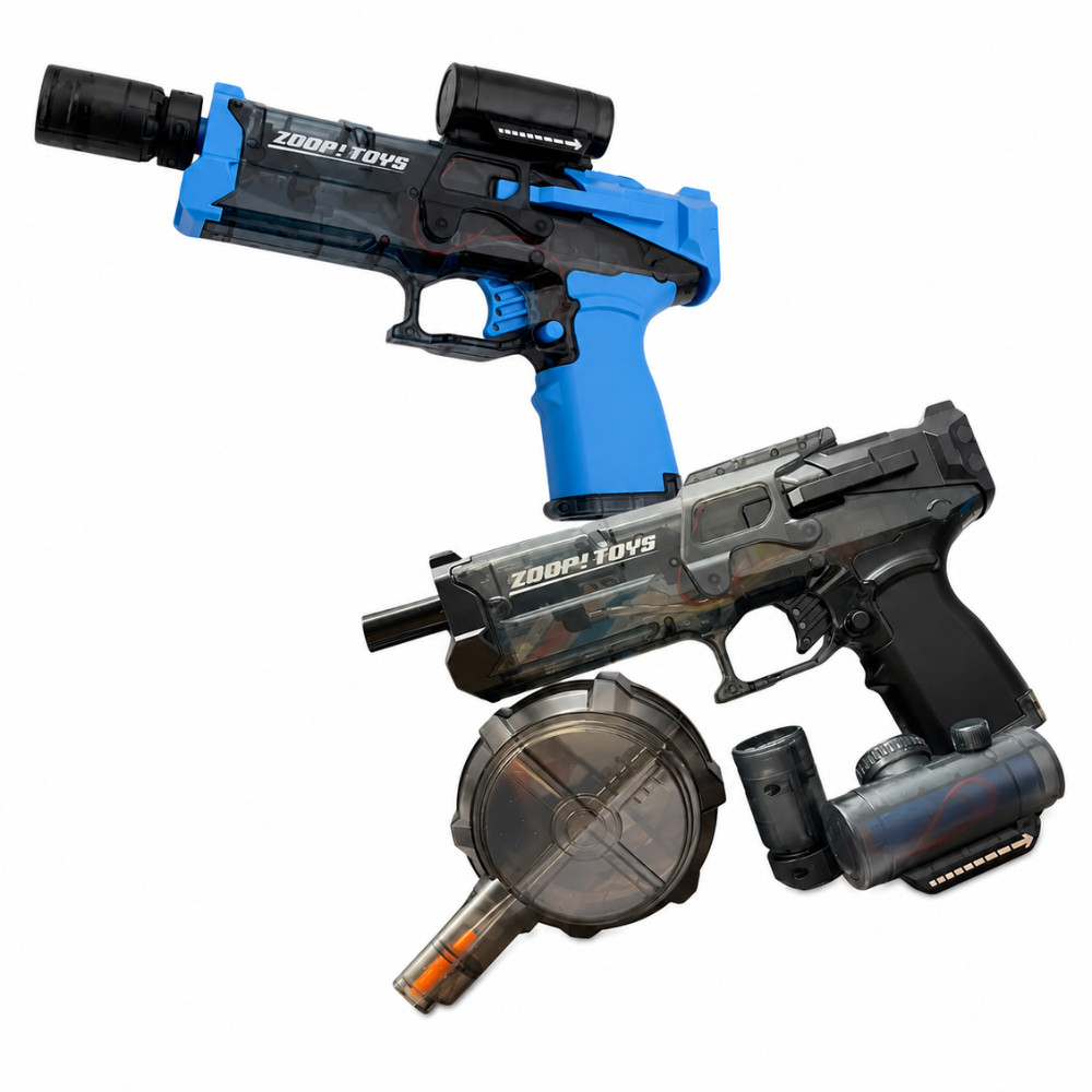 PISTOLA DE ÁGUA JET C/SILENCIADOR MASTER - ZOOP TOYS ZP01338
